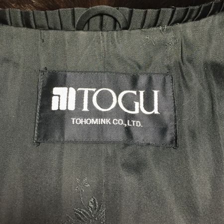  TOGU ミンク ハーフコート ダークブラウン ダークブラウン 毛皮
