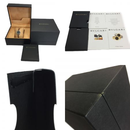  BVLGARI ブルガリ B-Zero1 ビーゼロワン クォーツ レディース 腕時計 BZ22S バングル ブラック文字盤