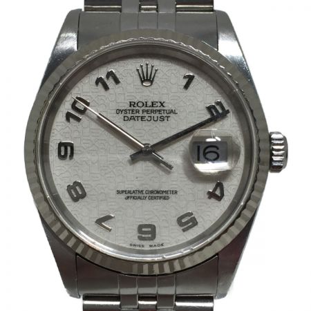  ROLEX ロレックス デイトジャスト 自動巻 腕時計 16234 K番 ケース付