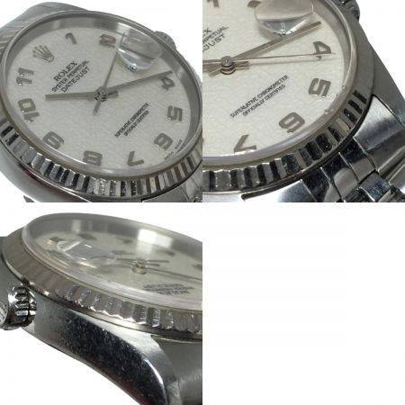  ROLEX ロレックス デイトジャスト 自動巻 腕時計 16234 K番 ケース付