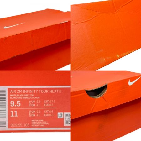  NIKE ナイキ エア ズーム インフィニティ ツアー ネクスト ％ 27.5cm DC5221-105 ホワイト