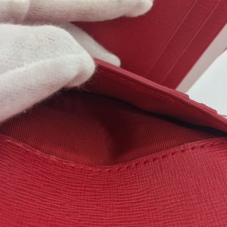  FURLA フルラ 3つ折り財布 FURLA 872819　財布  872819 レッド 中古品