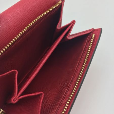  FURLA フルラ 3つ折り財布 FURLA 872819　財布  872819 レッド 中古品