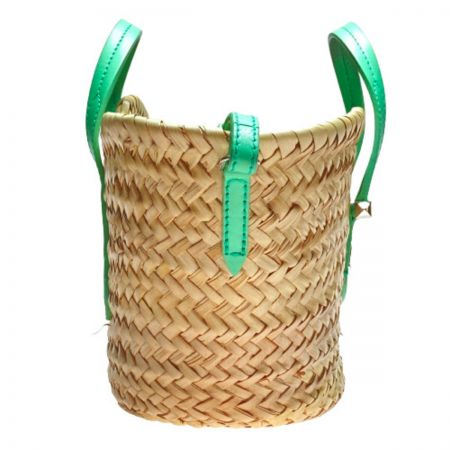  JIMMY CHOO ジミーチュウ MACY TOTE S ミントグリーン / ショルダーバッグ かごバッグ トート