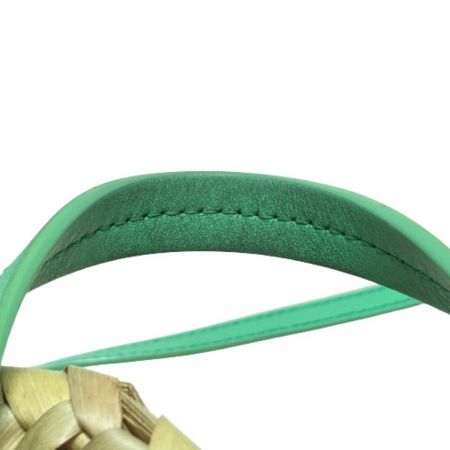  JIMMY CHOO ジミーチュウ MACY TOTE S ミントグリーン / ショルダーバッグ かごバッグ トート