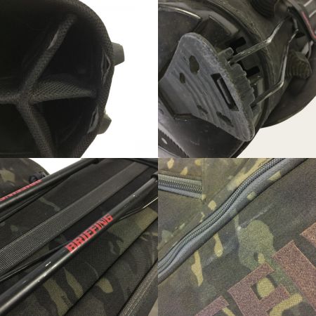  BRIEFING ブリーフィング スタンドバッグ キャディバッグ 9.5型 5分割 3.5kg 迷彩柄