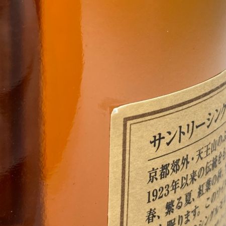 【北海道内限定発送】 YAMAZAKI 山崎/サントリー シングルモルトウイスキー 山崎 12年 43％ 43度 700ml 未開栓