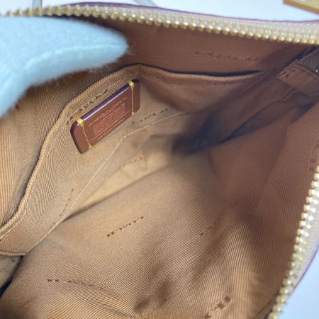  COACH コーチ キット メッセンジャー クロスボディ カラーブロック シグネチャー キャンバス バッグ 41321 ブラウン x ホワイト