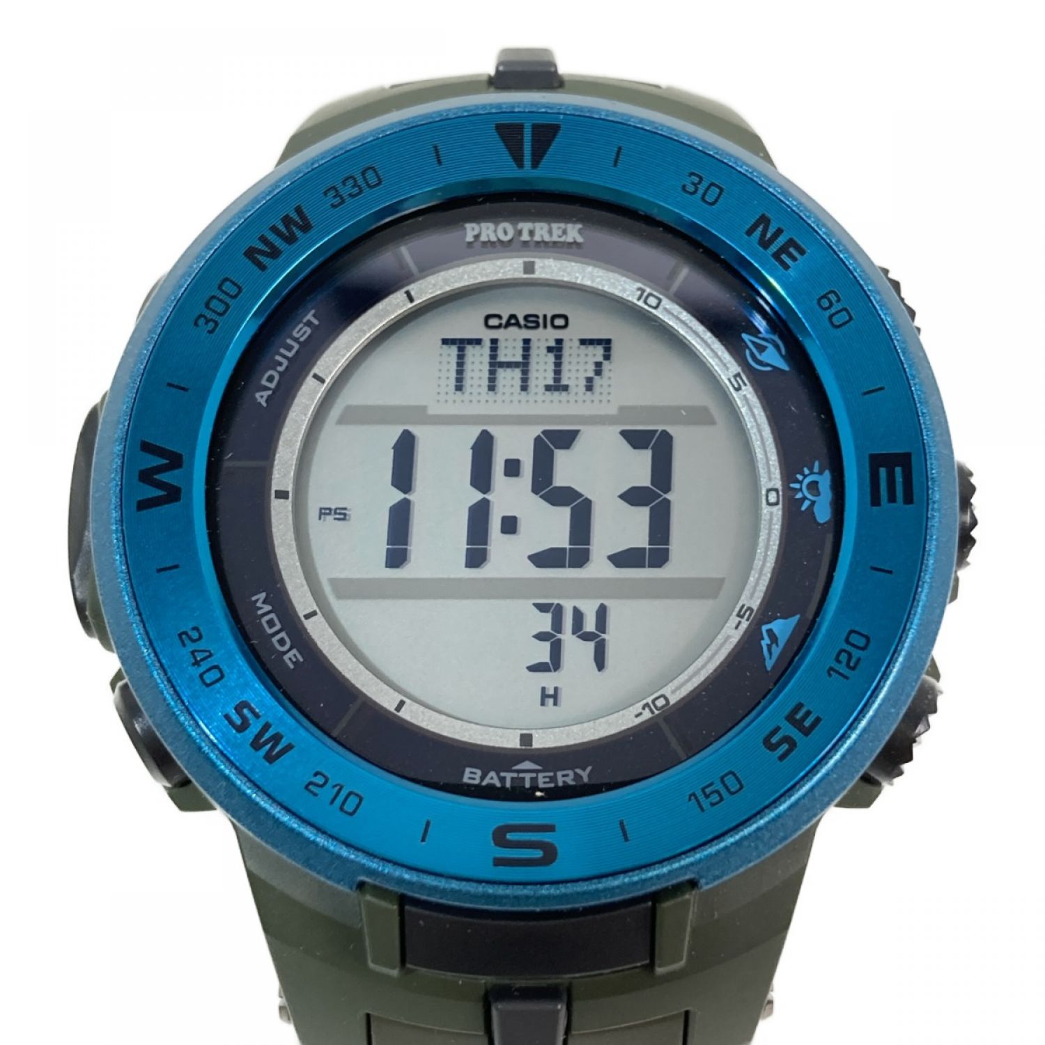 カシオ PRO TREX PRG-330 ソーラー腕時計(デジタル) - 腕時計