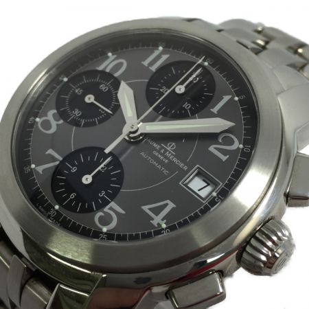  BAUME＆MERCIER ケープランド クロノグラフ 自動巻き メンズ 腕時計 MV045216 黒文字盤 本体のみ