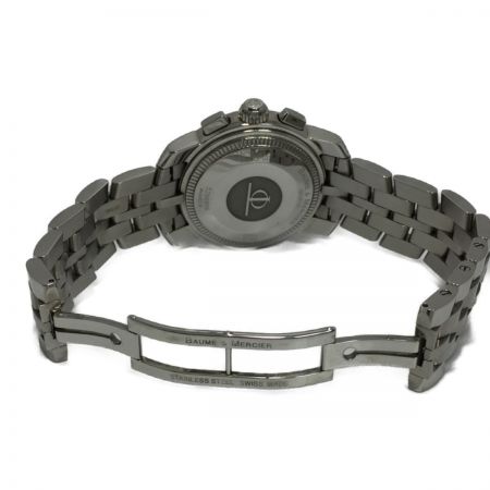  BAUME＆MERCIER ケープランド クロノグラフ 自動巻き メンズ 腕時計 MV045216 黒文字盤 本体のみ