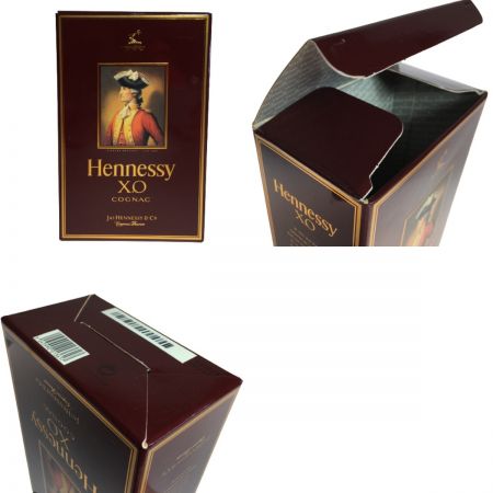  Hennessy ヘネシー XO 金キャップ コニャック ハーフボトル 350ml 40% 箱付 未開栓