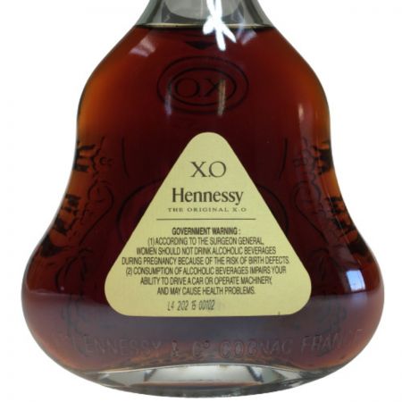 Hennessy ヘネシー XO 金キャップ コニャック ハーフボトル 350ml 40% 箱付 未開栓｜中古｜なんでもリサイクルビッグバン