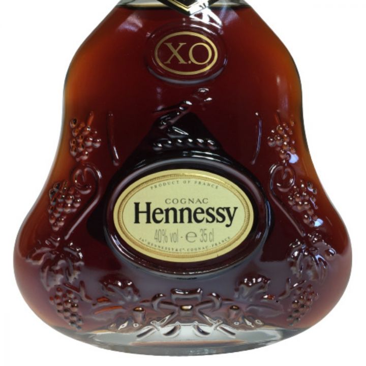 Hennessy ヘネシー XO 金キャップ コニャック ハーフボトル 350ml 40% 箱付 未開栓｜中古｜なんでもリサイクルビッグバン