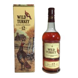 ◎◎ WILD TURKEY ワイルドターキー 12年 旧ラベル 750ml 50.5% 箱付 101 PROOF Nランク 未開栓