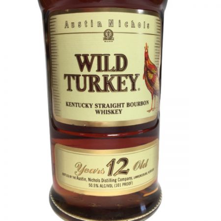 WILD TURKEY ワイルドターキー 12年 旧ラベル 750ml 50.5% 箱付 101 PROOF 未開栓｜中古｜なんでもリサイクルビッグバン