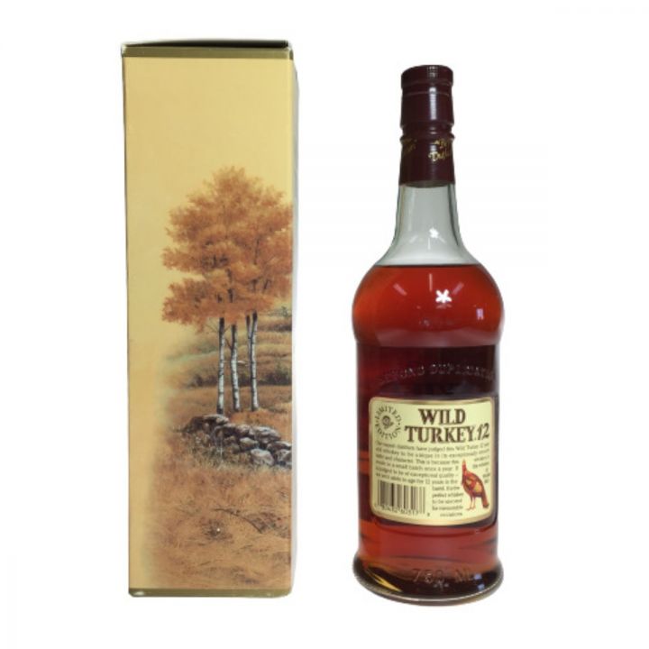 WILD TURKEY ワイルドターキー 12年 旧ラベル 750ml 50.5% 箱付 101 PROOF 未開栓｜中古｜なんでもリサイクルビッグバン