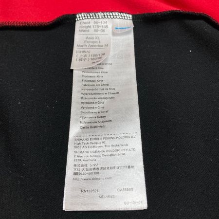  SHIMANO シマノ ファイアブラッド リミテッドプロ XLサイズ ジャージ 上下セット レッド x ブラック