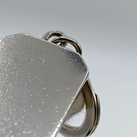  GUCCI グッチ マイクログッチシマ キーホルダー キーリング 199916 BMJ0N 4611 青 x シルバー