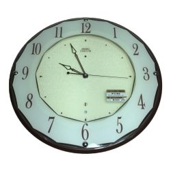 ◎◎ SEIKO セイコー EMBLEM エムブレム 薄型 電波 掛け時計 HS524B Bランク