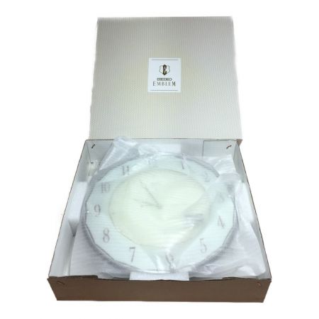  SEIKO セイコー EMBLEM エムブレム 薄型 電波 掛け時計 HS524B