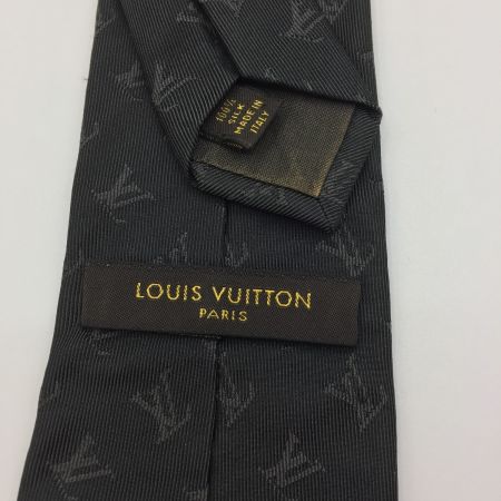  LOUIS VUITTON ルイヴィトン ネクタイ ブラック 中古品