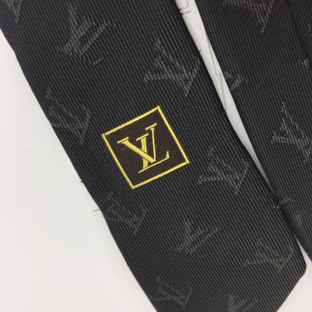  LOUIS VUITTON ルイヴィトン ネクタイ ブラック 中古品