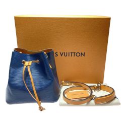 ◎◎ LOUIS VUITTON ルイヴィトン エピ ネオノエBB M53610 ネイビー アンディゴ・サフラン 2WAY Aランク
