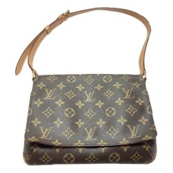 ◎◎ LOUIS VUITTON ルイヴィトン モノグラム ミュゼット・タンゴ M51257 ブラウン ワンショルダーバッグ Bランク