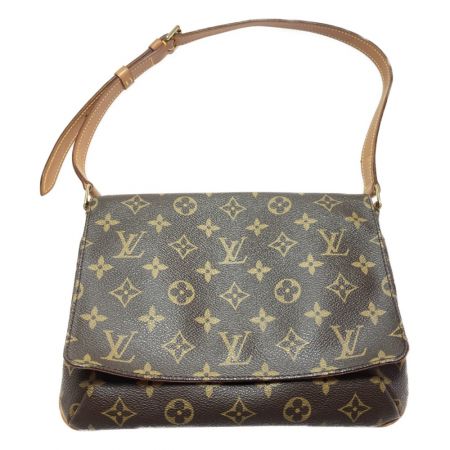  LOUIS VUITTON ルイヴィトン モノグラム ミュゼット・タンゴ M51257 ブラウン ワンショルダーバッグ