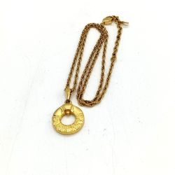 ◎◎ Burberrys バーバリーズ ネックレス サークルラウンド ゴールド 本体のみ Bランク