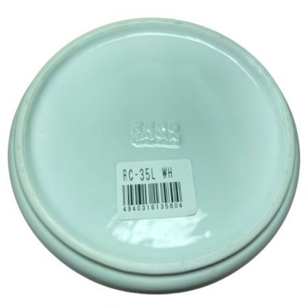  ZERO JAPAN ゼロジャパン ラウンドキャニスターL 陶製スプーン 1800cc RC-35L WH ホワイト