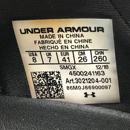 UNDER ARMOUR アンダーアーマー ゴルフシューズ　サイズ26cm ブラック
