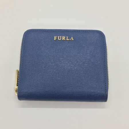  FURLA フルラ 二つ折り財布 　BAYLON　S　AROUN 828041 ブルー