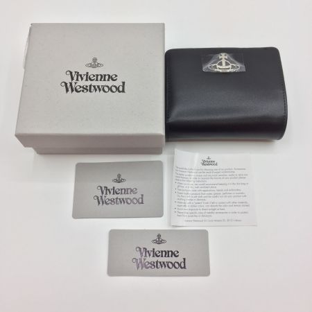  Vivienne Westwood ヴィヴィアン・ウエストウッド 財布 二つ折り がま口 51010020 ブラック