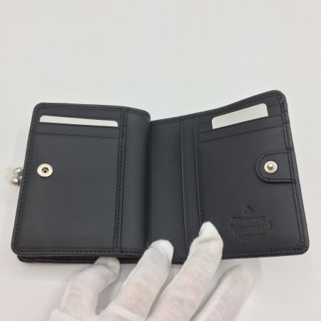  Vivienne Westwood ヴィヴィアン・ウエストウッド 財布 二つ折り がま口 51010020 ブラック