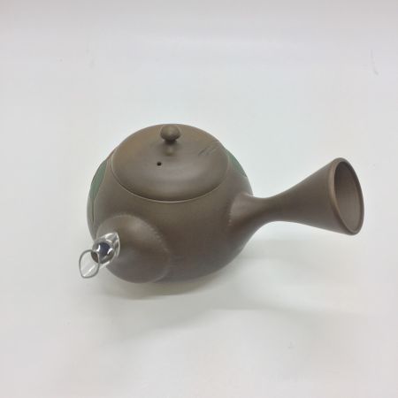   常滑焼　昭陽作　椿　 茶器揃(急須・湯冷・煎茶碗五客) 未使用品