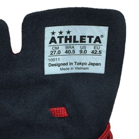  ATHLETA アスレタ O-Rei Futebol T006 RED サッカースパイク 10011-50 27cm