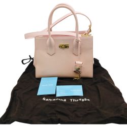 ◎◎ Samantha Thavasa サマンサタバサ 2WAYバッグ 50251 ピンク 付属の南京錠欠品 Bランク