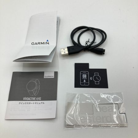 GARMIN vivoactive 4 GPSスマートウォッチ Black Slate 010-02174-17