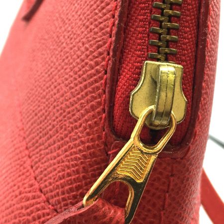  POPOLARE ポポラーレ 2way バッグ ボルドー ショルダー ハンドバッグ  レッド カデナ欠品