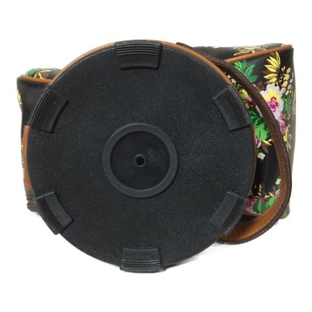  KENZO ケンゾー キャディバッグ レディース 3分割  黒x茶x花柄