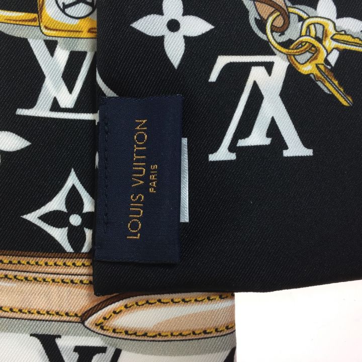 LOUIS VUITTON ルイヴィトン バンドー モノグラム コンフィデンシャル スカーフ レディース ノワール  中古品｜中古｜なんでもリサイクルビッグバン