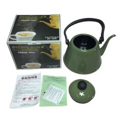 ◎◎  野田琺瑯 ドリップケトル 2.0L オリーブ Sランク