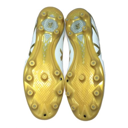  asics アシックス DS LIGHT 27.0cm サッカースパイク 1103A068 ホワイト/リッチゴールド