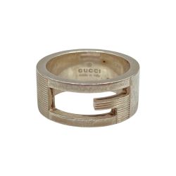 ◎◎ GUCCI グッチ Gリング 8号 SILVER925 リングのみ 032660 Bランク