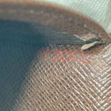  LOUIS VUITTON ルイヴィトン ダミエ オーガナイザー・ドゥ・ポッシュ カードケース 変色有 N61721 ブラウン