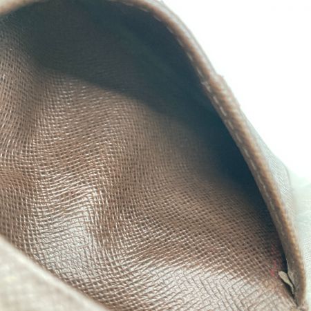  LOUIS VUITTON ルイヴィトン ダミエ オーガナイザー・ドゥ・ポッシュ カードケース 変色有 N61721 ブラウン