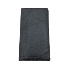  BVLGARI ブルガリ 長財布 財布 札入れ RV EMBB ブラック Cランク