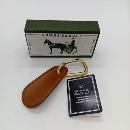  Somes Saddle ソメスサドル キーホルダー 靴ベラ レザー ブラウン